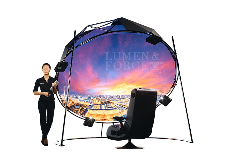 10ft geodesic dome render