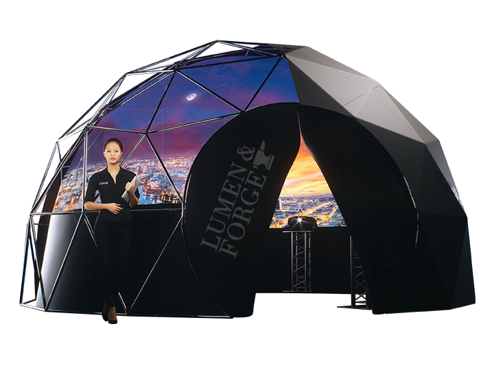 20ft geodesic dome render