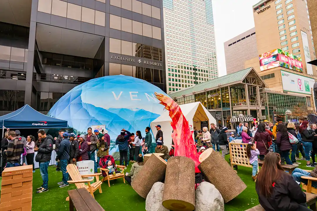 capital one dome exterior guest enjoy vendors