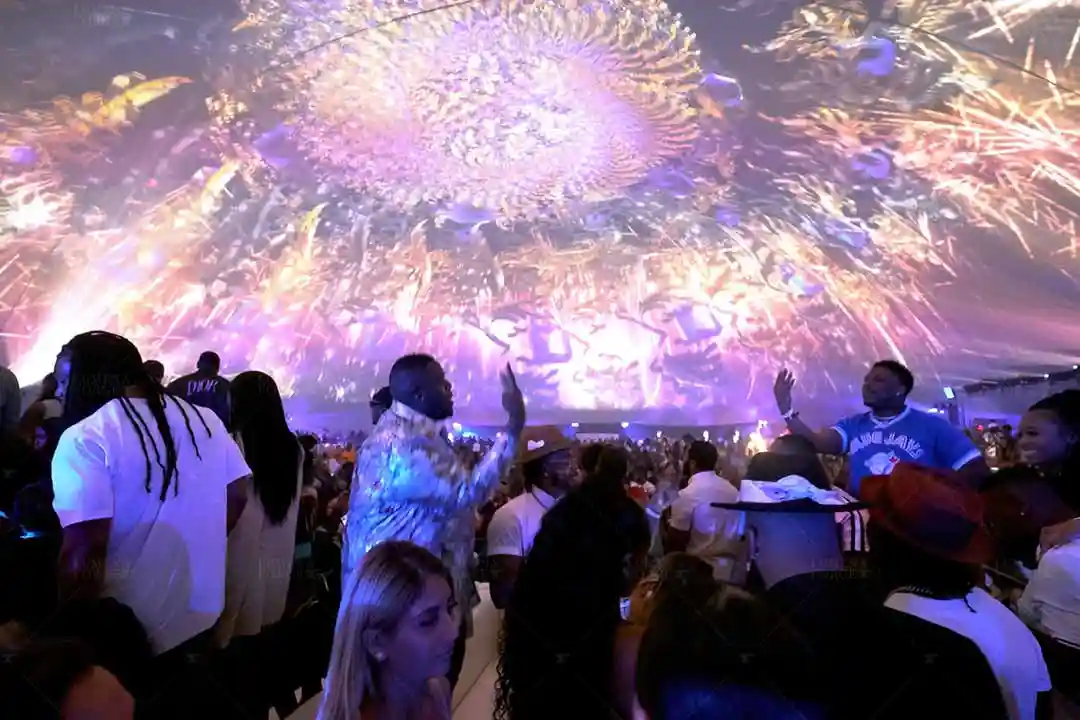 Miami dome worlds largest projection large