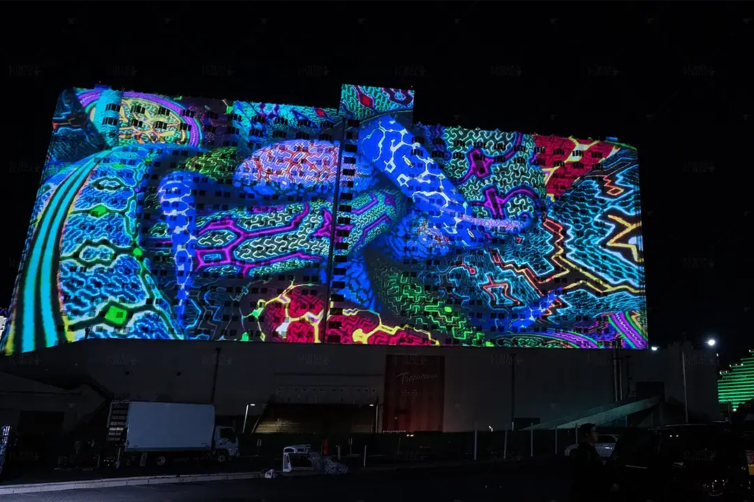 tropicana projection mapping