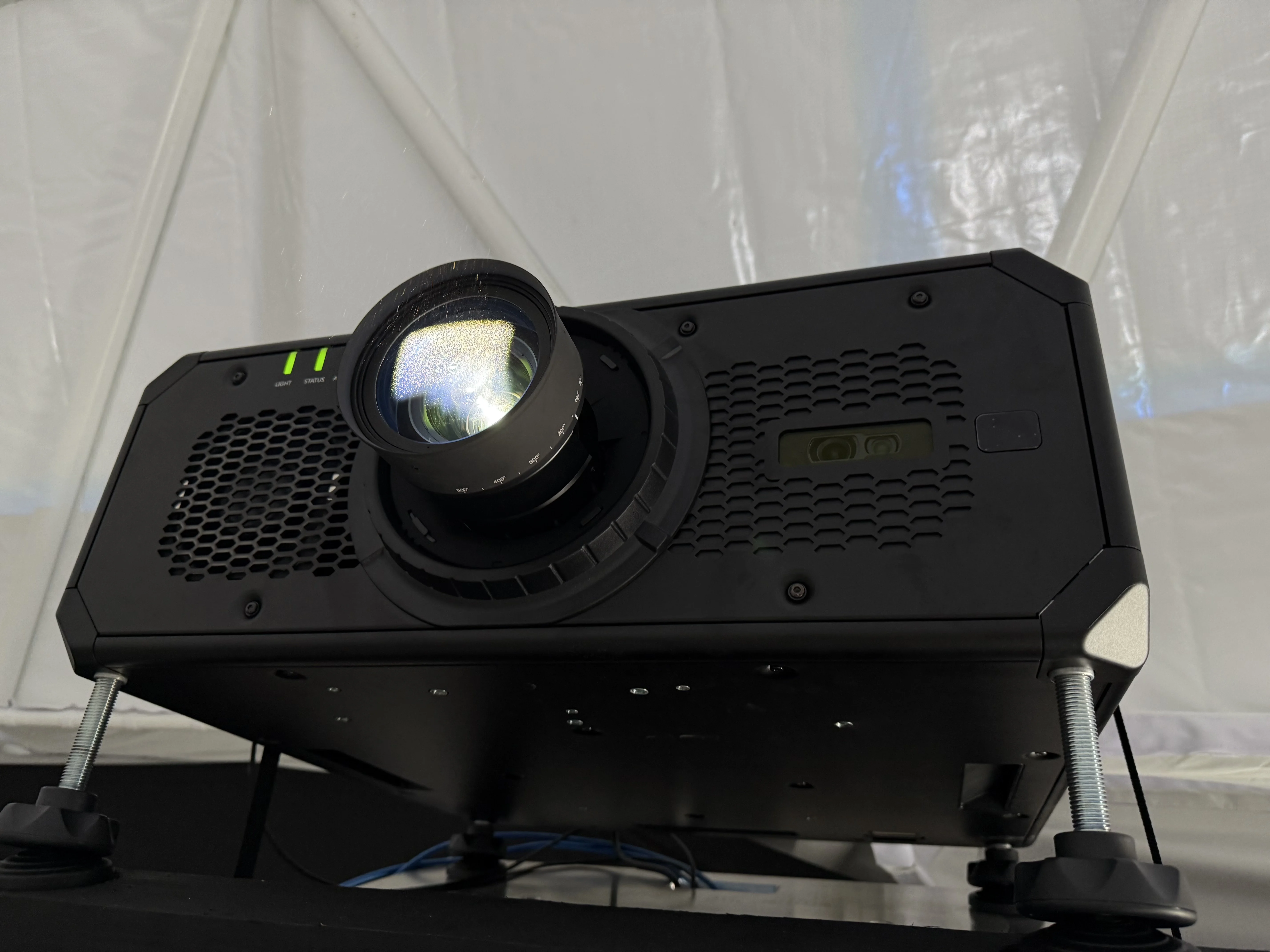 UHD projectors configured for immersive dome projection