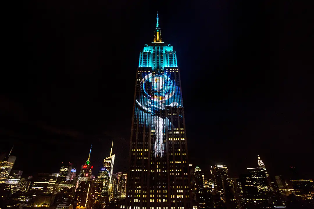 1 new york city projection mapping