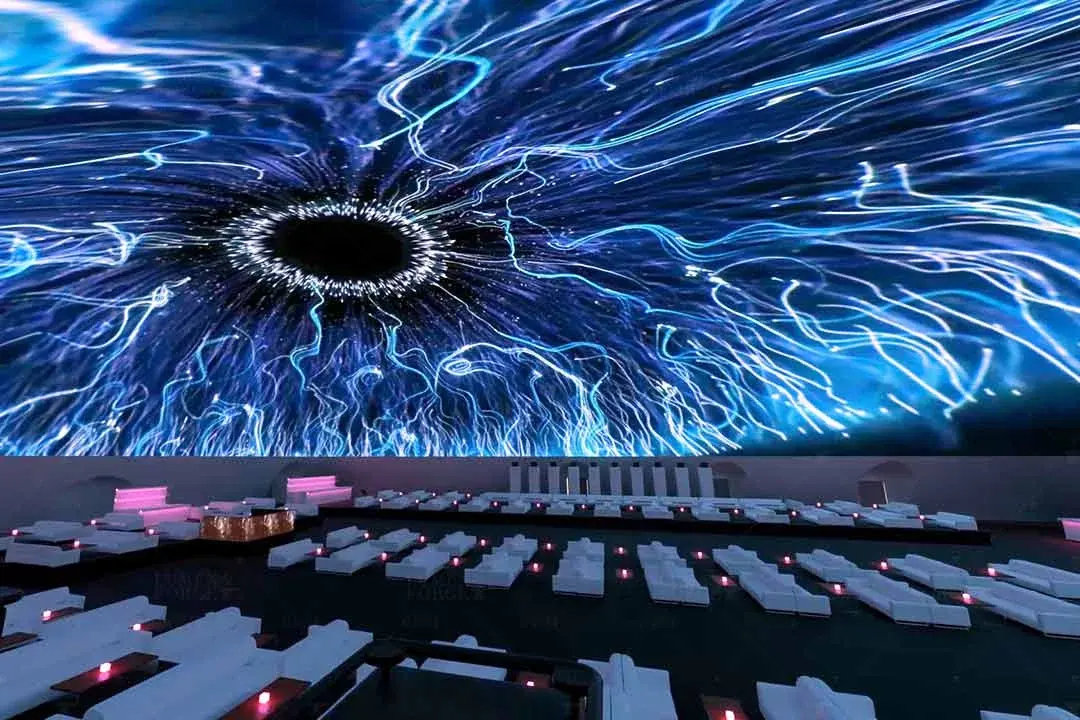 360 video projection dome rendering 3d miami