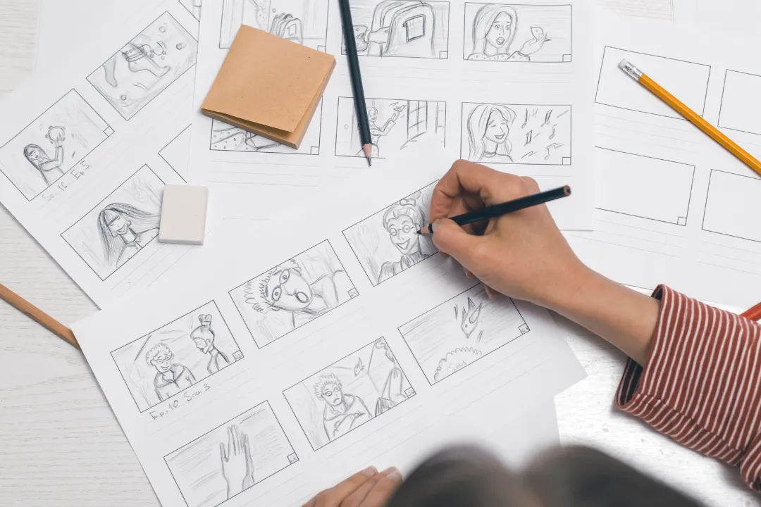 animator storyboarding skills hand drawing
