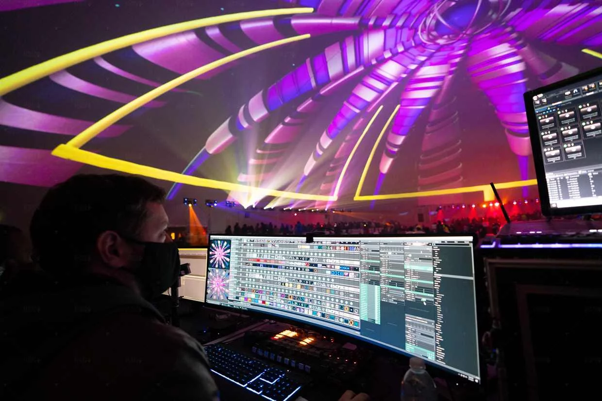 event projection mapping controller