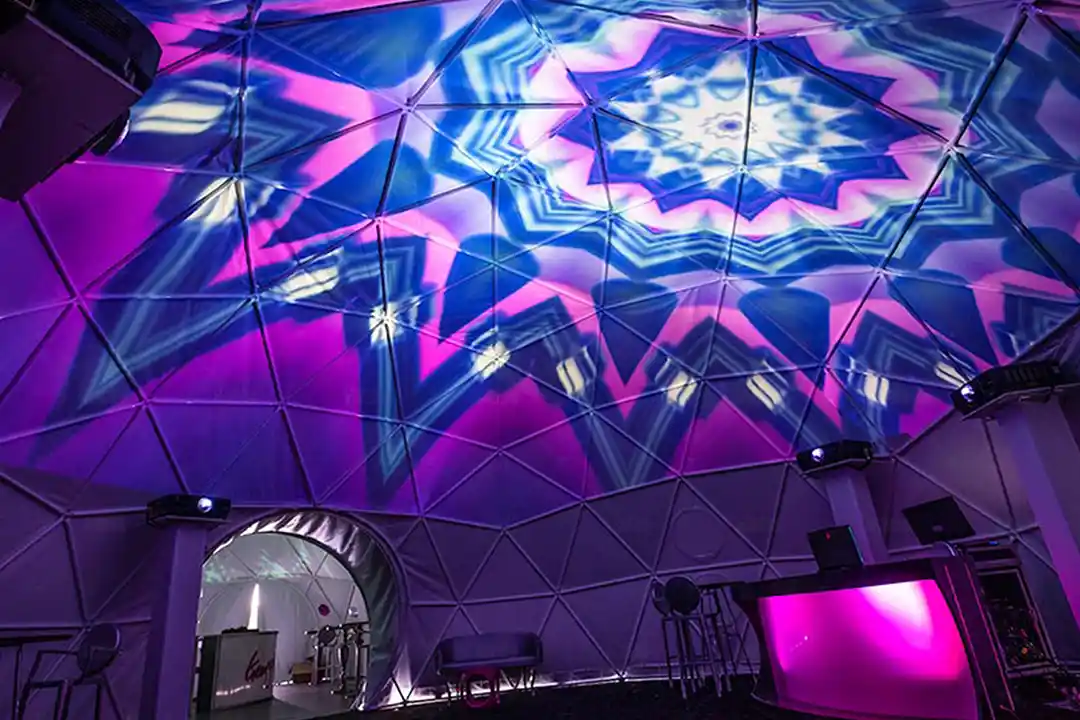 Big Sur Private Event Dome Interior Visuals