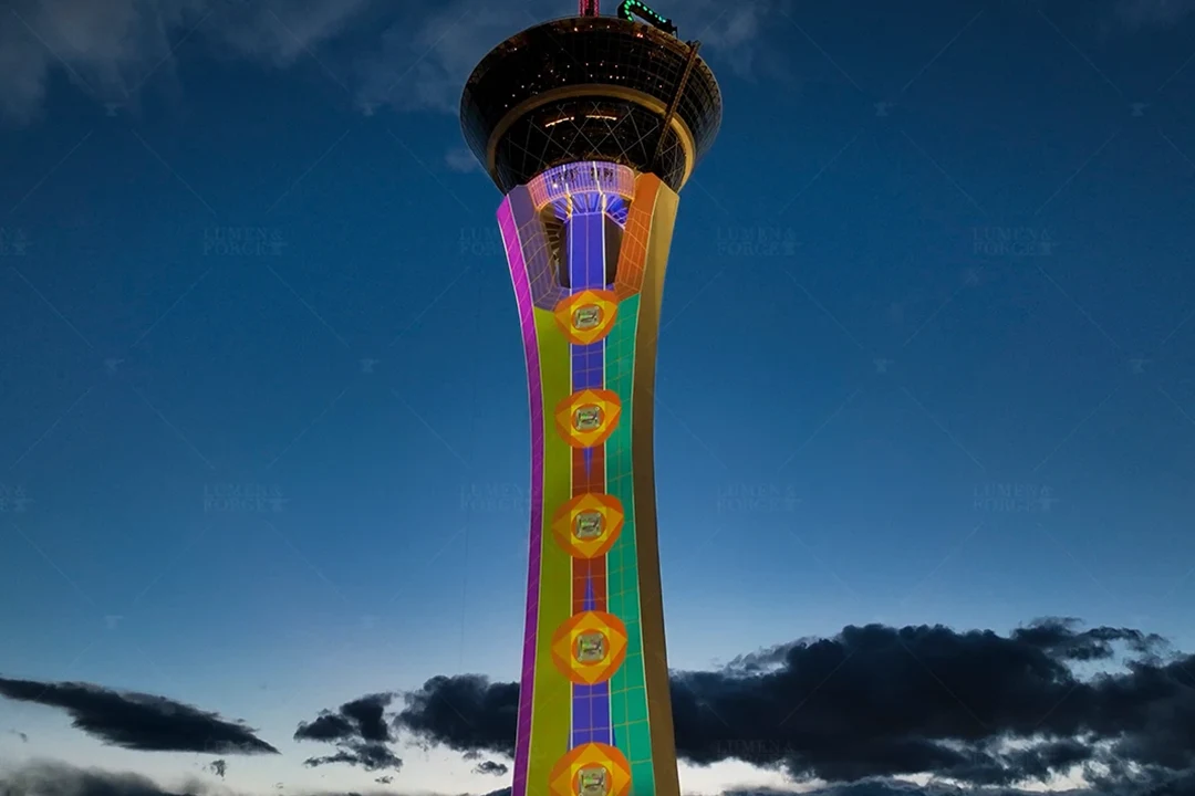 Don Julio Stratosphere Projection Lumen And Forge Test Pattern