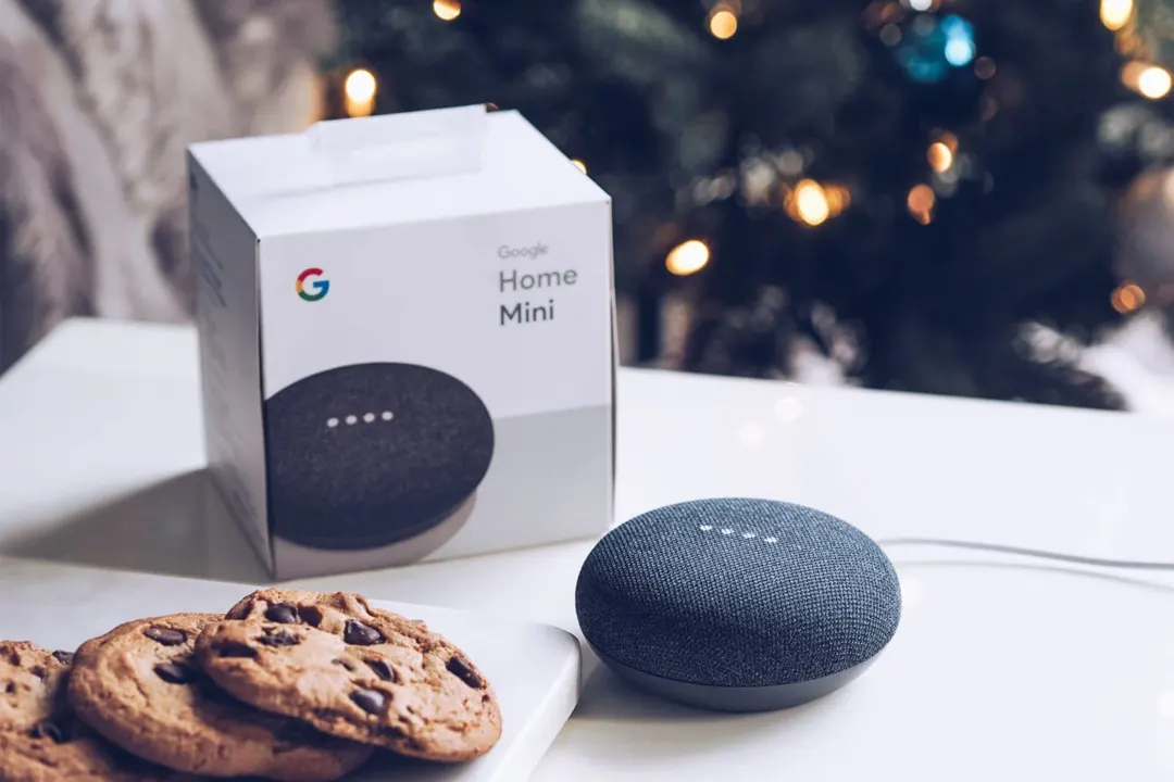 google home mini stylized wide