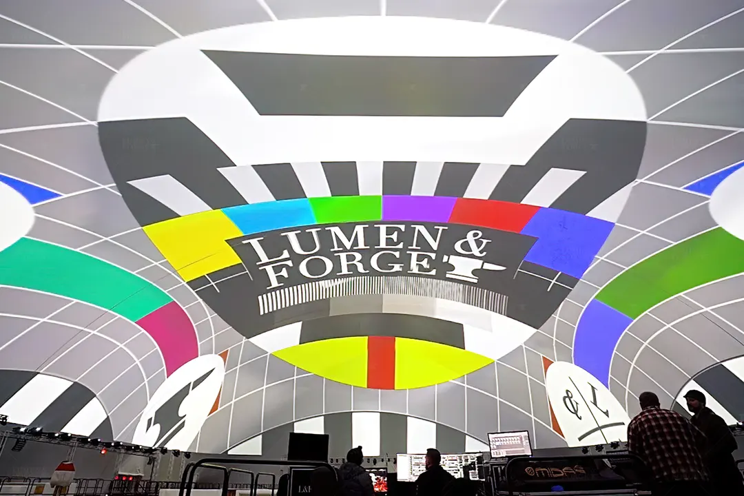 Immersive Dome Projection Lumen And Forge Event