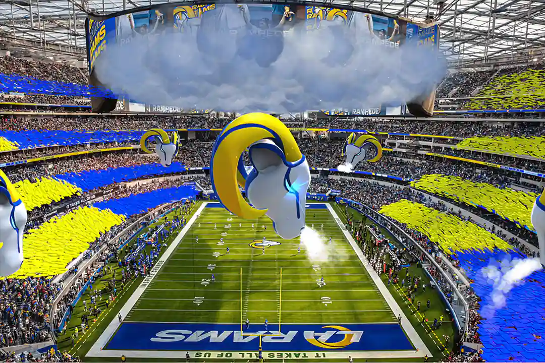 LA Rams ARound SoFi Stadium AR experience