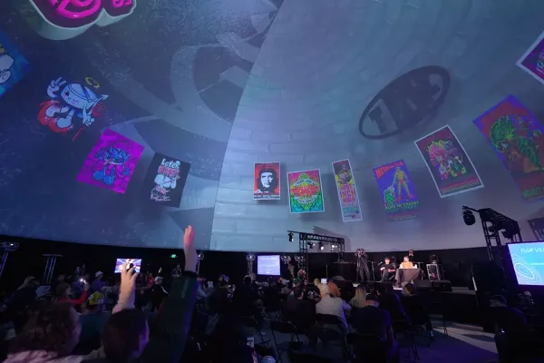360 Video Projection Sxsw Melt Dome