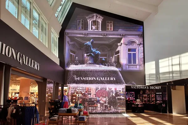 Retail Projection Mapping Shopping Mall Projection