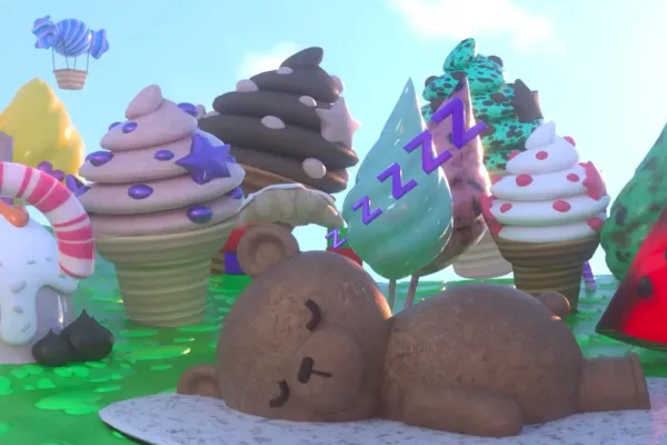 Teddy Content Adorable X Pot Animation