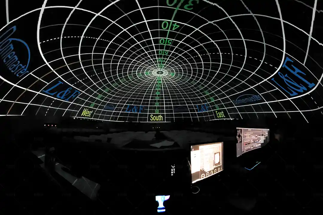 Miami Largest Dome Interior Test And Calibration Patterns