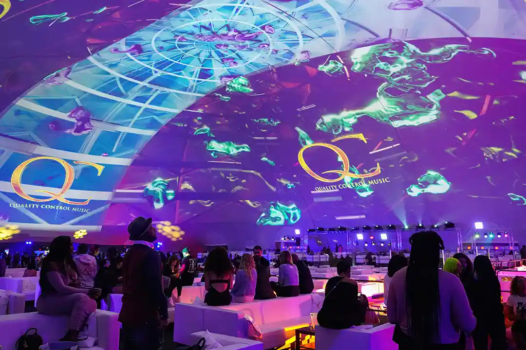 Miami Largest Dome Interior Visuals Immersive Projection