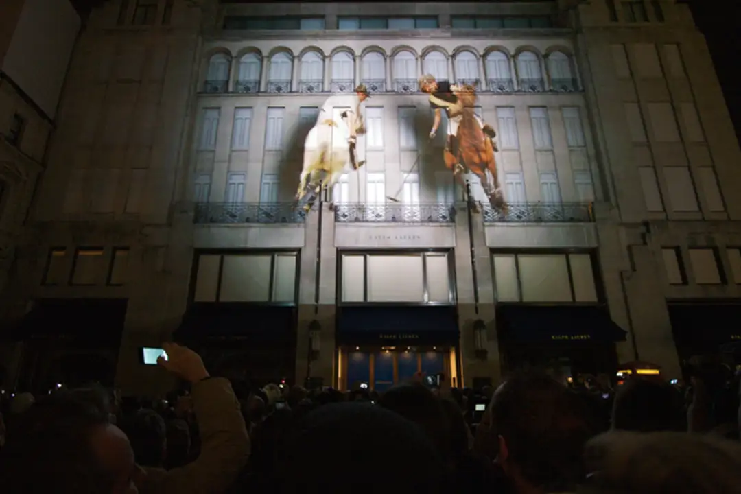 nyc projection mapping ralph lauren
