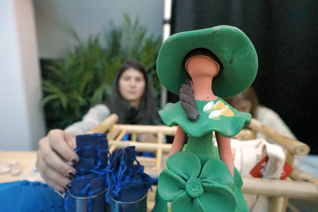 Pop Up Mob Times Square New York Event Vendor Doll