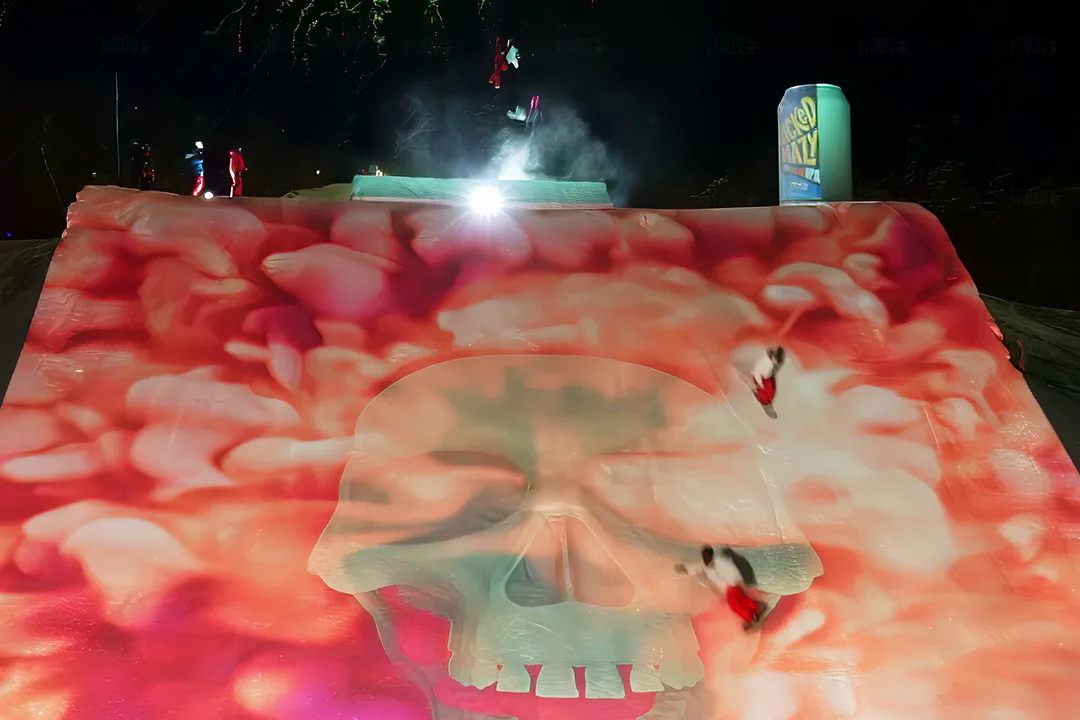 Samuel Adams Air Apres Smoke Skull Projection