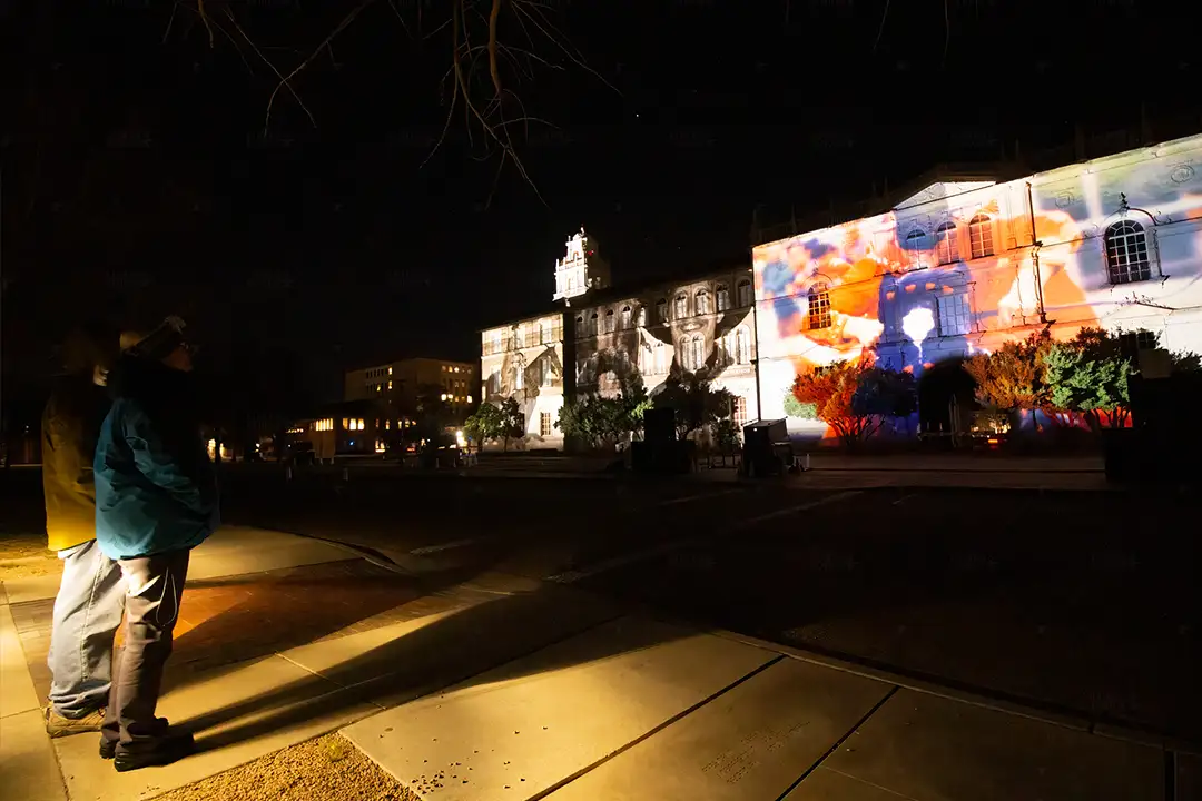 Texas Tech University Building Projection Mapping