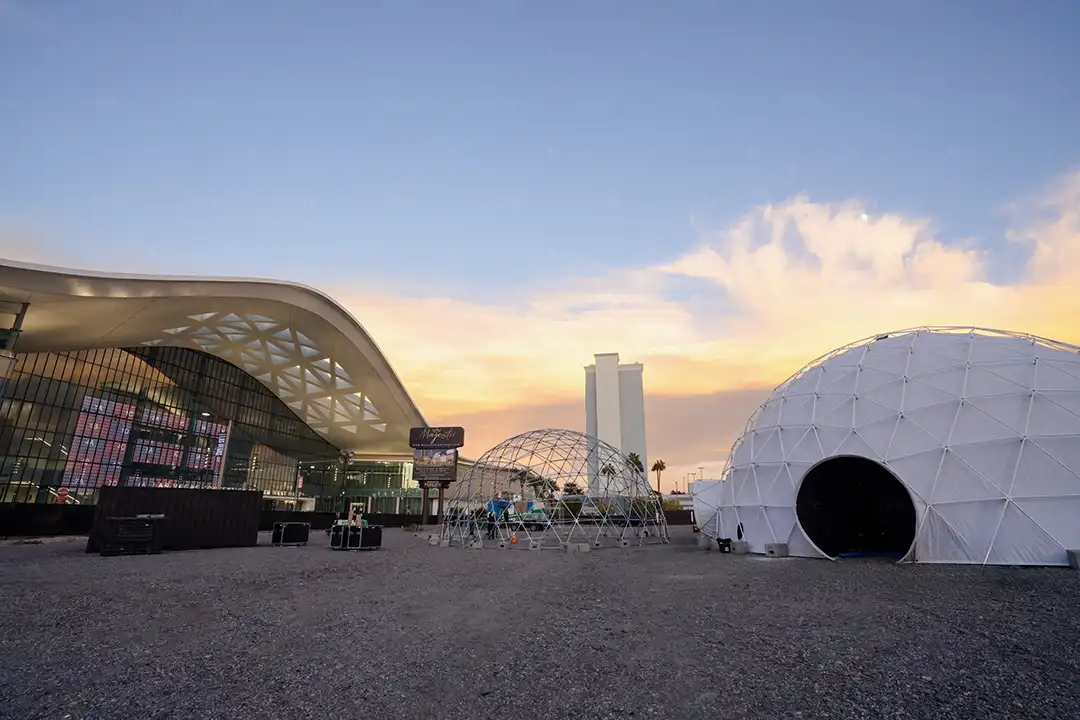 Travis Scott Cactus Jack Domes T Rex Cactuscon Event Las Vegas Installation Convention Center Geodesic