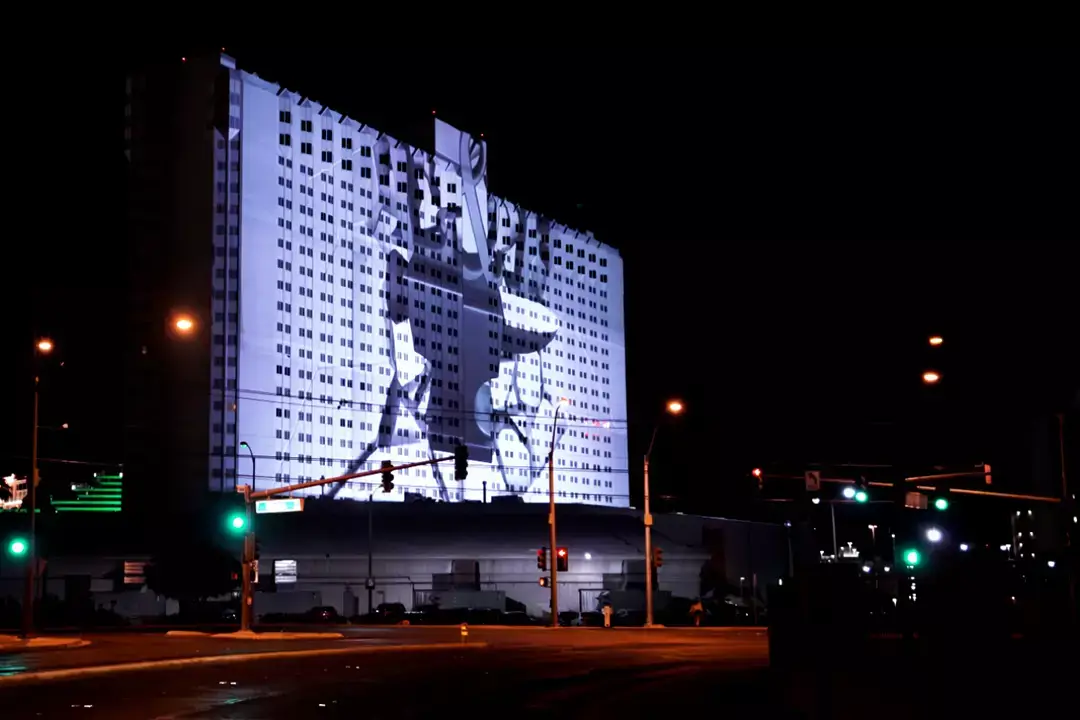 tropicana projection mapping video snap