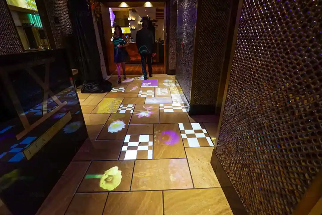 urban seed gala projection mapping floor