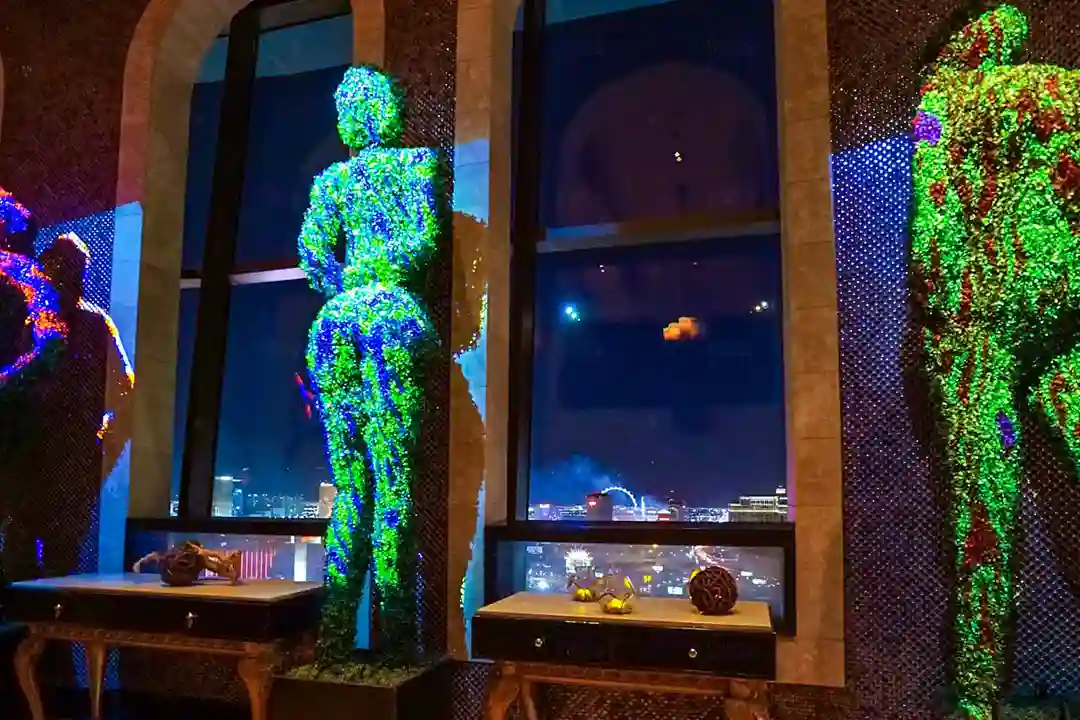 Urban Seed Gala Projection Mapping On Topiary