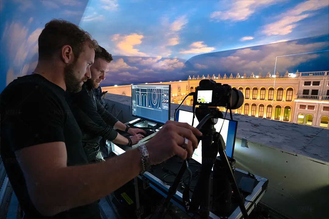 Venetian Christmas Projection Show St Marks Square Holiday Lumen Forge