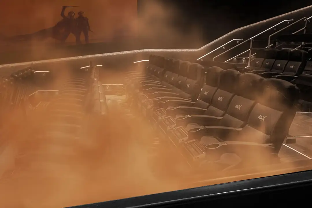 what is 4d fx LiDAR immersive theatre experience dune