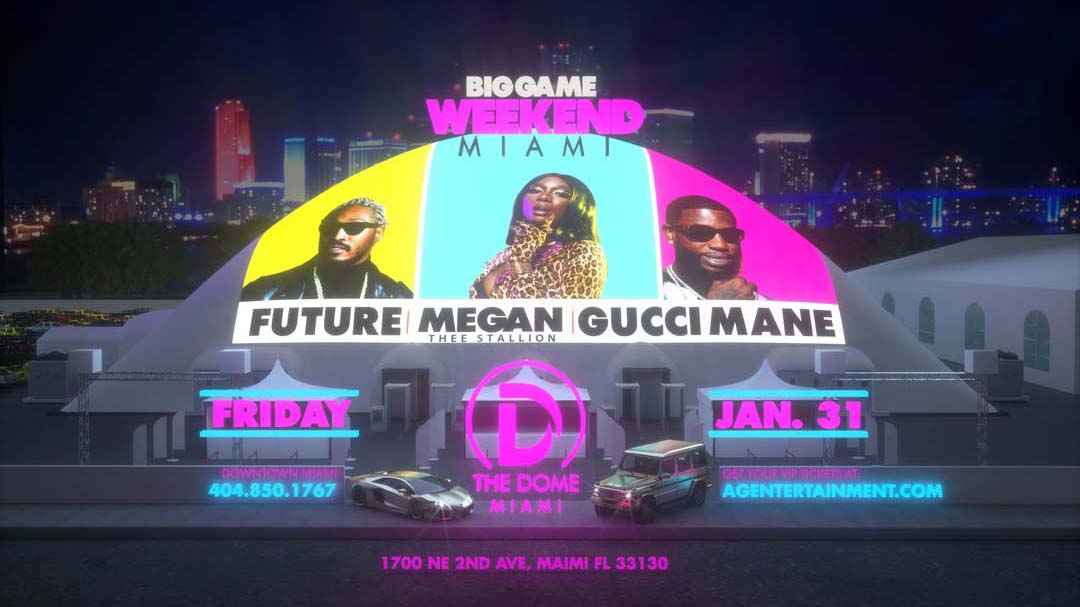 Cover art for Miami Dome immersive nightclub lineup