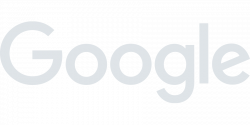 Google logo, large, white