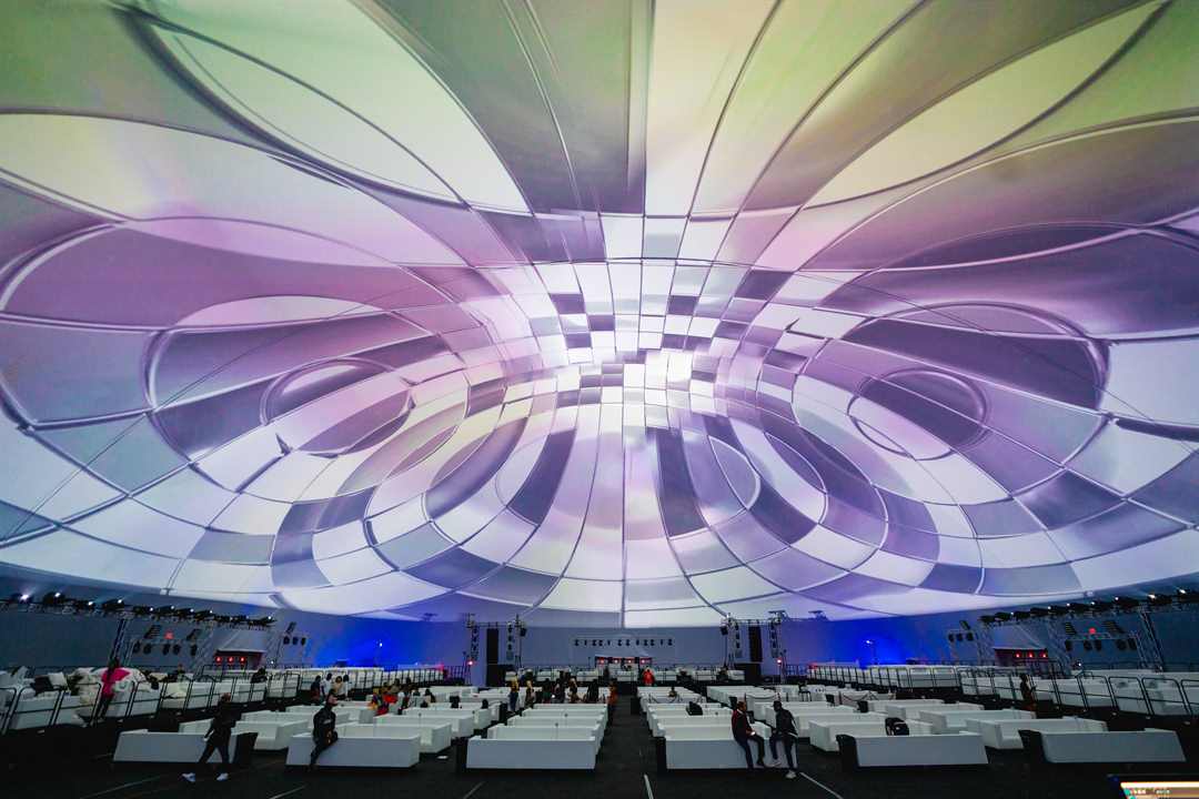 The Dome Miami massive projection event space