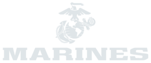 US marines logo in white