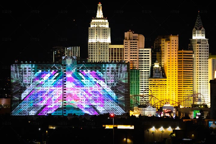 World's Largest Video Game Screen - Record Breaking Projection Mapping at The Tropicana in Las Vegas